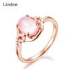 Классическое кольцо Lindon из медного сплава с цирконом, женские ювелирные изделия, свадебный подарок, вечеринка