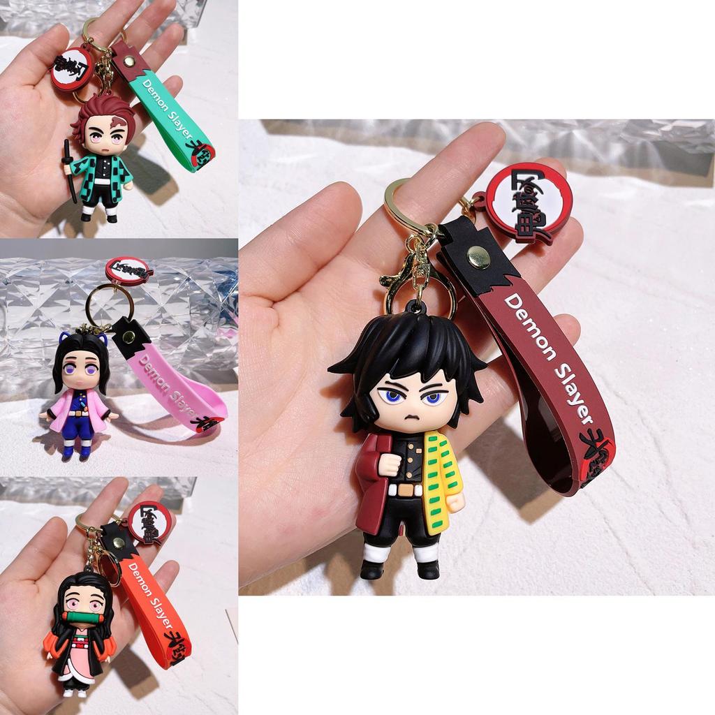 Colorful Demon Slayer Keychain For Women Men Festival Celebration Gift