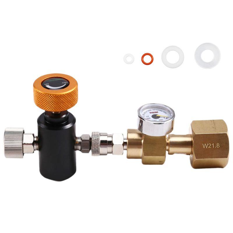 AEE4-For Sodastream Carbonator Cylinder Inflation Joint Inflation Valve Supplement Station Adapter,Adapter Inflation Valve