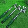 2-In-1 Garden Rake And Weed Puller Shovel Manual Rooting Tool With 5/6/11 Tooth Options For Weeding And Gardening Soil Loosening