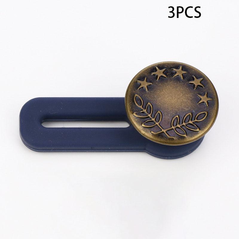 Пуговица для брюк - Без гвоздей, Съемная, Универсальная пуговица, Пуговица-удлинитель для джинсов, Регулируемая эластичная пуговица