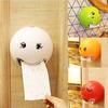 Wall Mounted Toilet and Kitchen Cartoon Waterproof Tissue Roll Paper Tube Toilet Paper Box