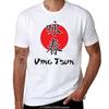 Ving Tsun Kung Fu T-Shirt for a Boy Tops Anime Men's Cotton T-shirt