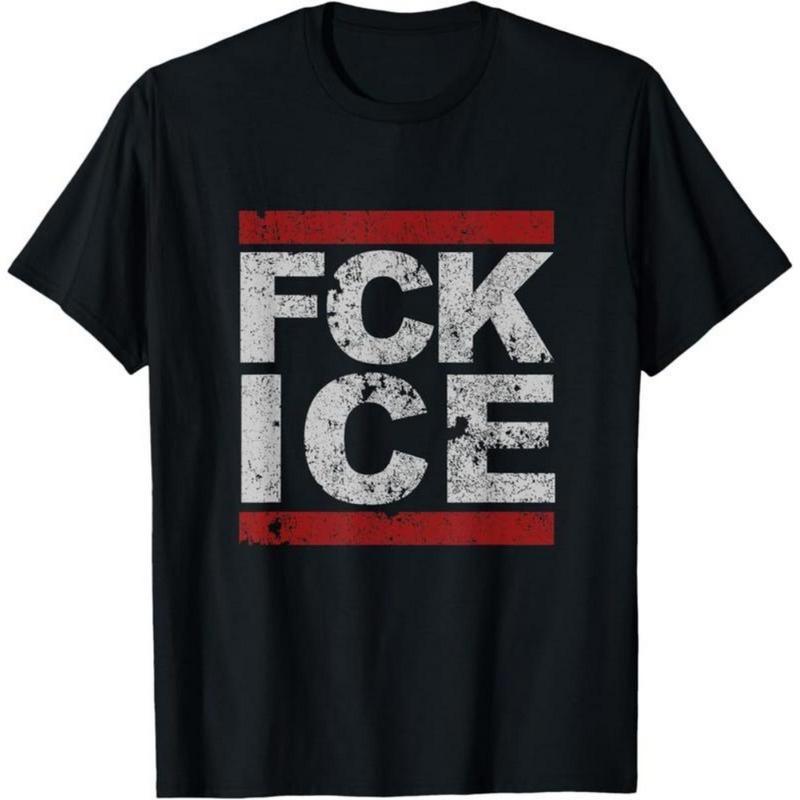 Fck Ice Distressed T-Shirt | Unisex Cotton T-Shirt | Unique Gift Tee