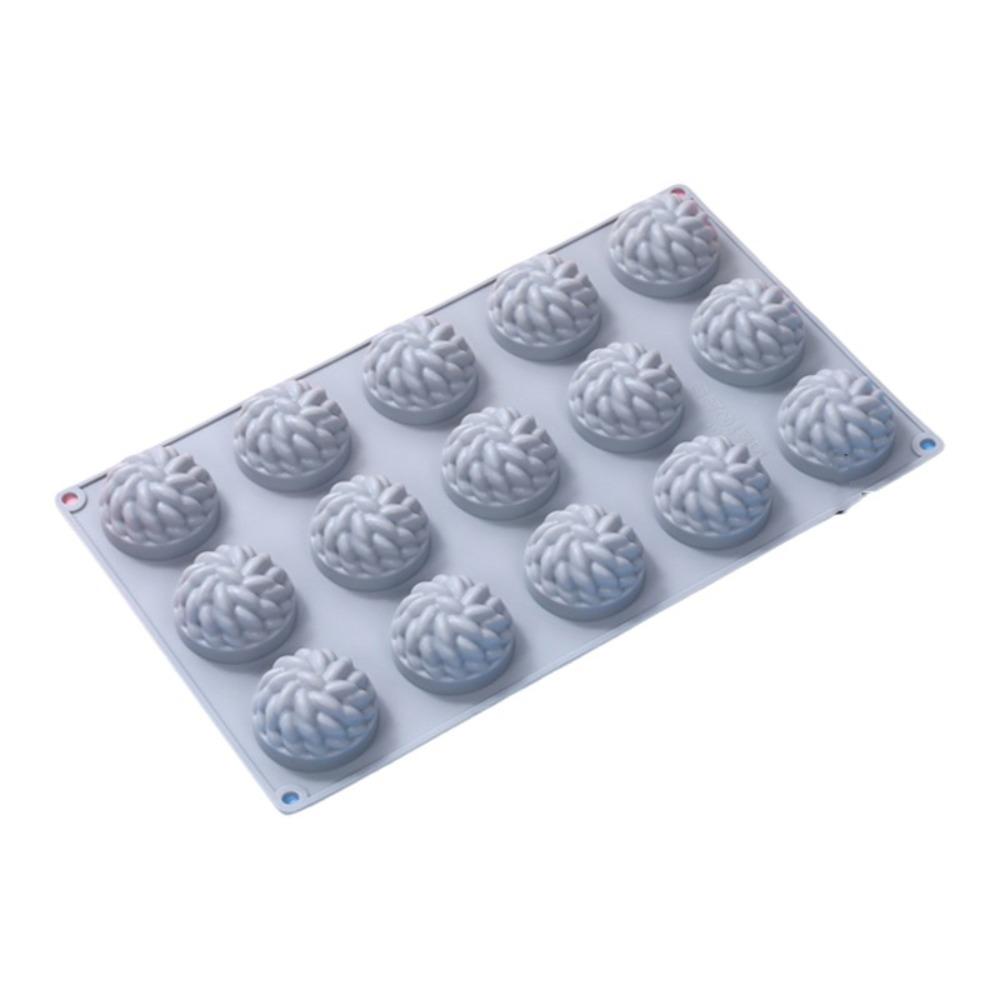 15 Cells Flower Chocolate Mold Heat-Resistant Pudding Mould Baking Cake Molds Kitchen Tools