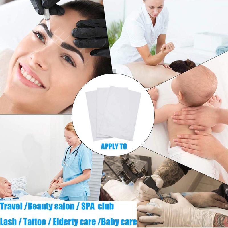 100 шт. Простыни для массажного стола Одноразовые простыни для SPA-кровати Нетканое покрытие для кушетки для наращивания ресниц для Тату-салонов Отелей Салонов красоты Врачей