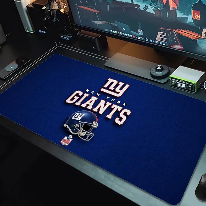 New York Giants Mouse Pad Large Gaming Table Cushion Nonslip Laptop Tablet Big Mousepad Xxl Mat Mini Pc Playmat With Lock Edge
