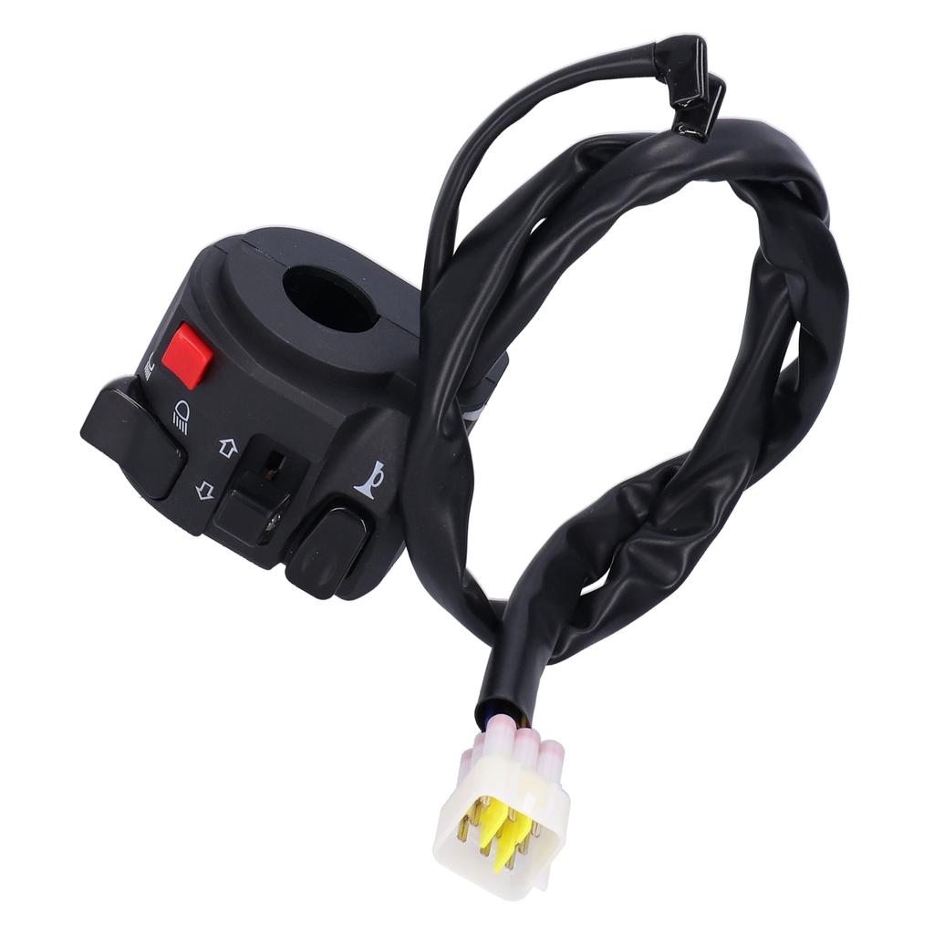 78in Motorcycle Handlebar Switch Horn Button Headlight Turn Signal Fog Lamp Controller