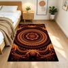 Mystic Tribal Pattern Art Non-Slip Home Carpet Design for Office Decor Living Room Gift