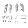Motorcycle Foot Pegs Complete High Strength Strong Grip Replacement for CBR600 F4I 2001‑2008