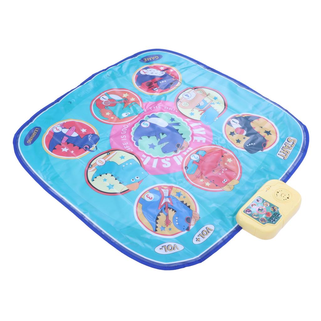 Танцевальный коврик складной музыкальный уровень сложности Динозавр электронный танцевальный коврик для детей малышей