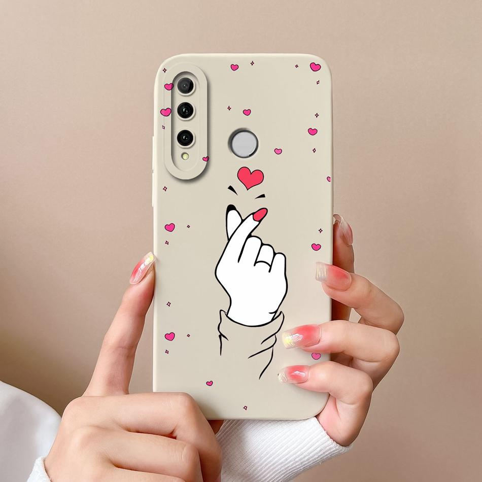 For Honor 10i Phone Case Butterfly Cat Soft Liquid Silicone Camera Protection Cover For Huawei Honor 10 i Model HRY-LX1T Fundas