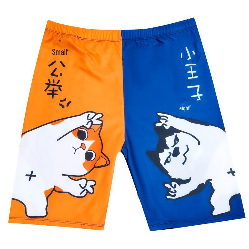 Мужские плавки средней длины, профессиональные пляжные длинные боксеры, купальники для мальчиков больших размеров для горячих источников