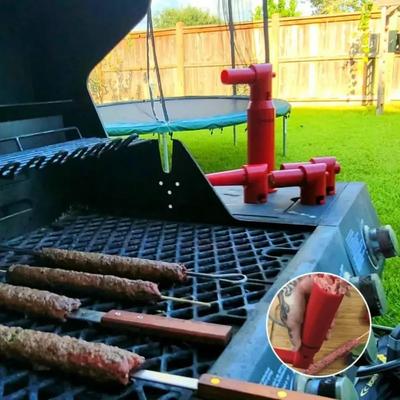 Easy Kebab Maker Ручная форма для кебаба Мясо Колбаса Инструмент для самостоятельного приготовления шампура Пресс-машина для кебаба Гаджет для гриля и барбекю