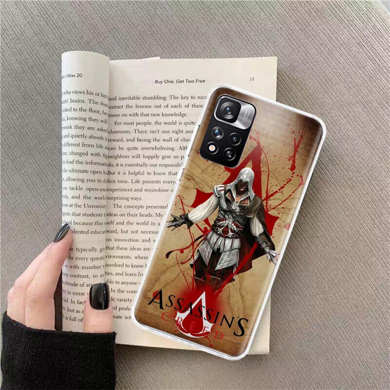 Чехол для телефона Assassin's Creed Для Xiaomi Redmi Note 11 12 14 13 Pro Plus 5G 14S 4G 12S 10 10S 11T Pro 11S 11E Coque Fundas T
