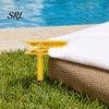 Beach Blanket Clips 4Pcs Towel Fixing Clip Stake, Windproof Outdoor Picnic Sand Spikes, Portable Holder Mat Clamps Fasteners