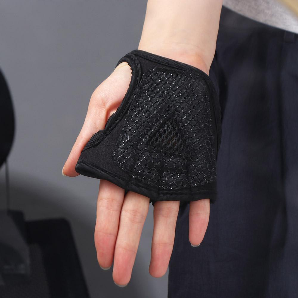 1 Pair Non-slip Palm Protector Gloves Women Weightlifting Hand Protect Pads Build Muscle