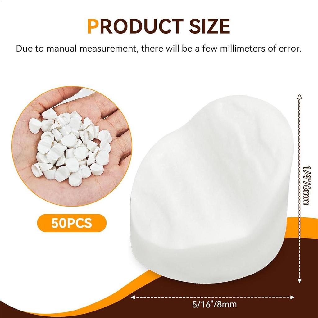 Заглушки для отверстий под саморезы на дверях и окнах, 50 штук, белые, торцевые заглушки для дверей и окон, заглушки для отверстий под саморезы на раме, крышки для дверей, окон, шкафов, заборов