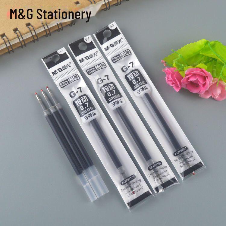 Сменный стержень для ручки Morning Light G-7 0,7 мм — фирменный наконечник-пуля для студентов.