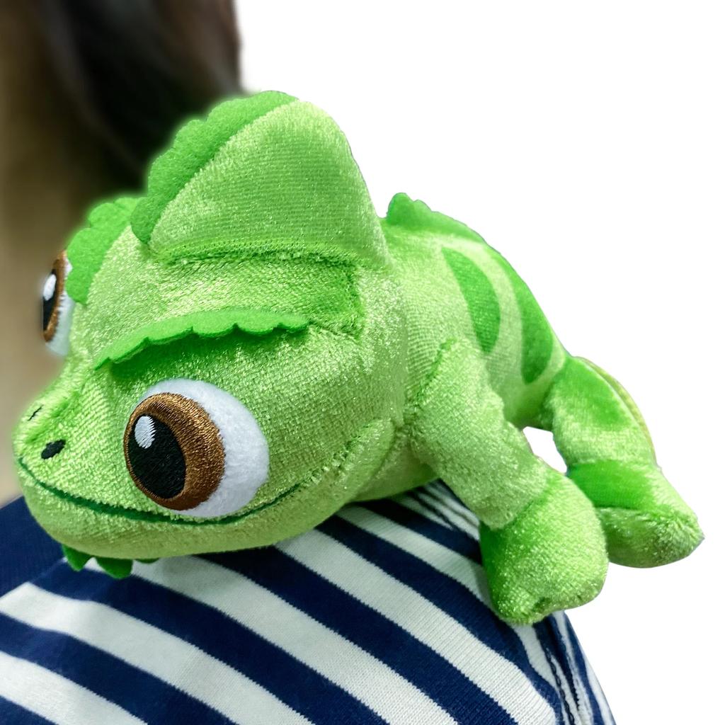 Fast Shipping Pascal Rapunzel Chameleon Plush Toy Soft Stuffed Animals Plush Shoulder Plush Suitable For Parties Perfect Gift