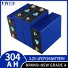 3.2V LiFePO4 Battery 304Ah Rechargeable Lithium Iron Phosphate Battery for DIY 12V 24V 48V 72VGolf Cart Yacht Solar RV Prismatic Solar