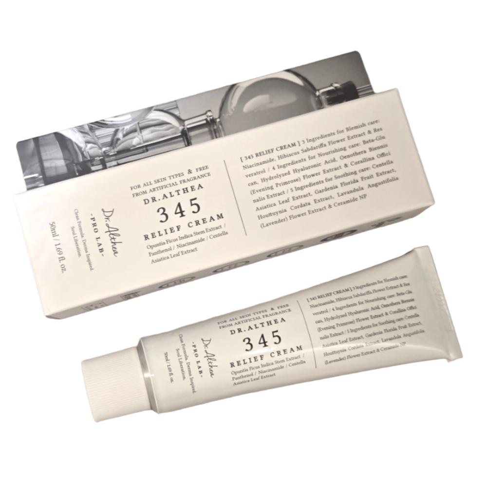 Доктор. Успокаивающий и восстанавливающий увлажняющий крем Elshea 345 Relief Cream 50 мл