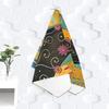 1 шт. Цветное ручное рисование с узором из кошек Пляжное полотенце, Мягкое и впитывающее, Пляжные аксессуары, Подходит для улицы