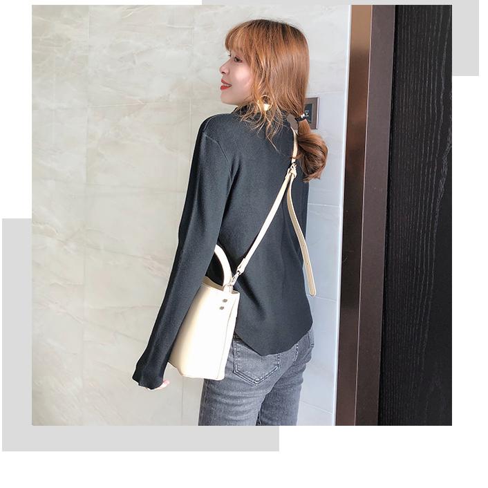 Осенне-зимняя модная женская узкая эластичная повседневная водолазка с длинным рукавом, свитер, женские трикотажные рубашки, пуловер