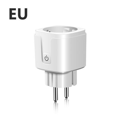 Умный дом Tuya Smart Life Smart Socket EU Plug Network Wi-Fi Розетка Использование голосового управления Работа с Google Home Alexa