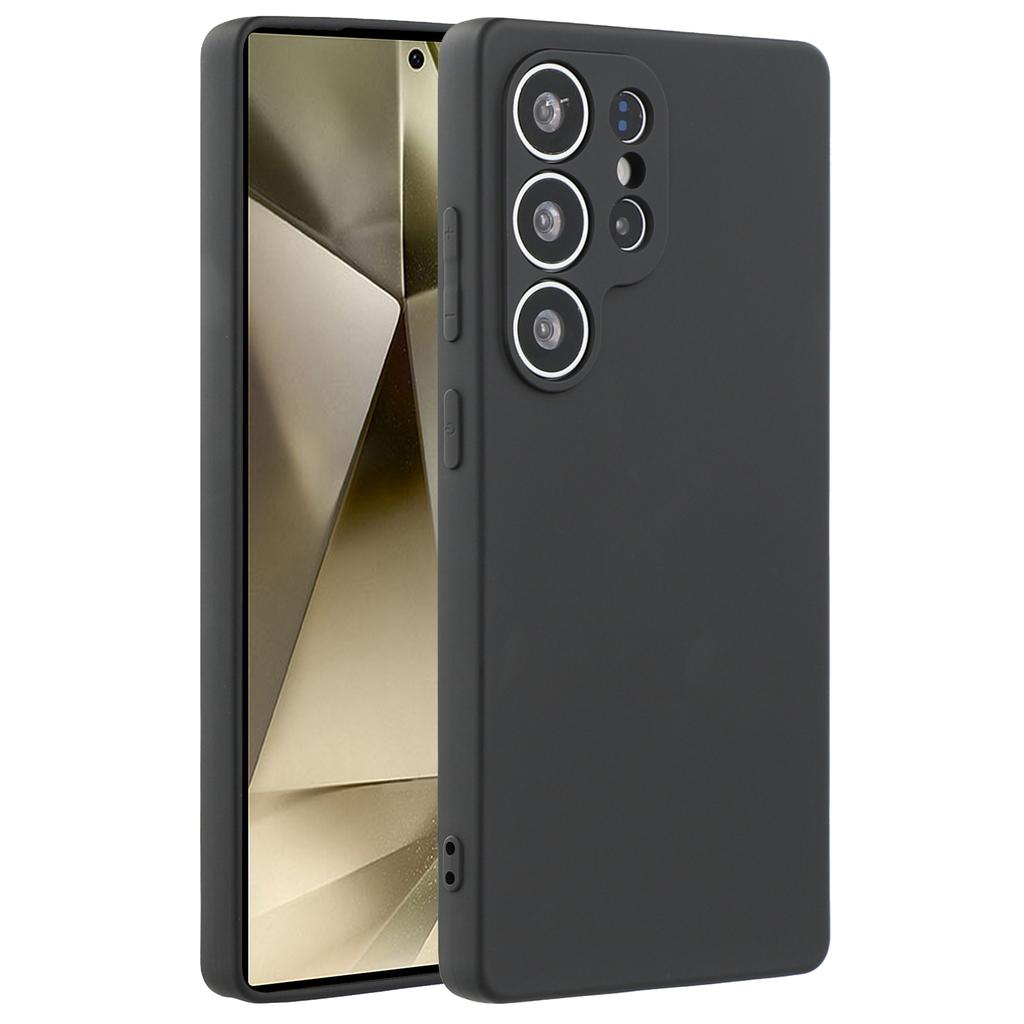 For Samsung Galaxy S25 Ultra Case Precise Cutouts TPU Fiber Lining Shockproof Phone Cover