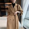 New Double-sided Wool Coat Mid-length Korean Style Loose Casual Woolen Coat