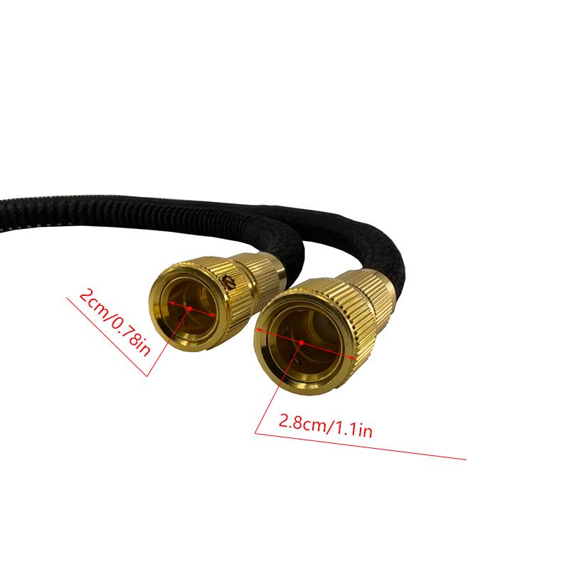 25FT-100FT Garden Hose Extensible Flexible Magic Hose High Pressure Car Cleaning Wash Pipe Courtyard Irrigation Watering Tool