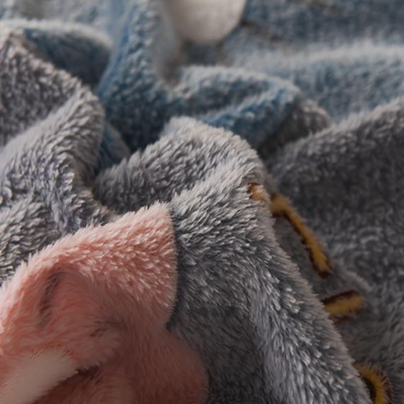 Скандинавское одеяло для кровати, пушистые пледовые одеяла на диване, однотонные покрывала, декоративные одеяла из кораллового флиса королевского размера