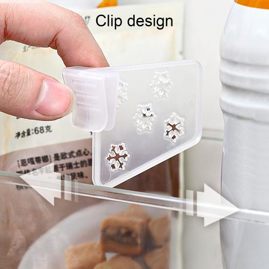 4 шт./компл. бездыроколные разделители полок холодильника, регулируемые разделители кладовой, прочные, экономящие пространство, HD