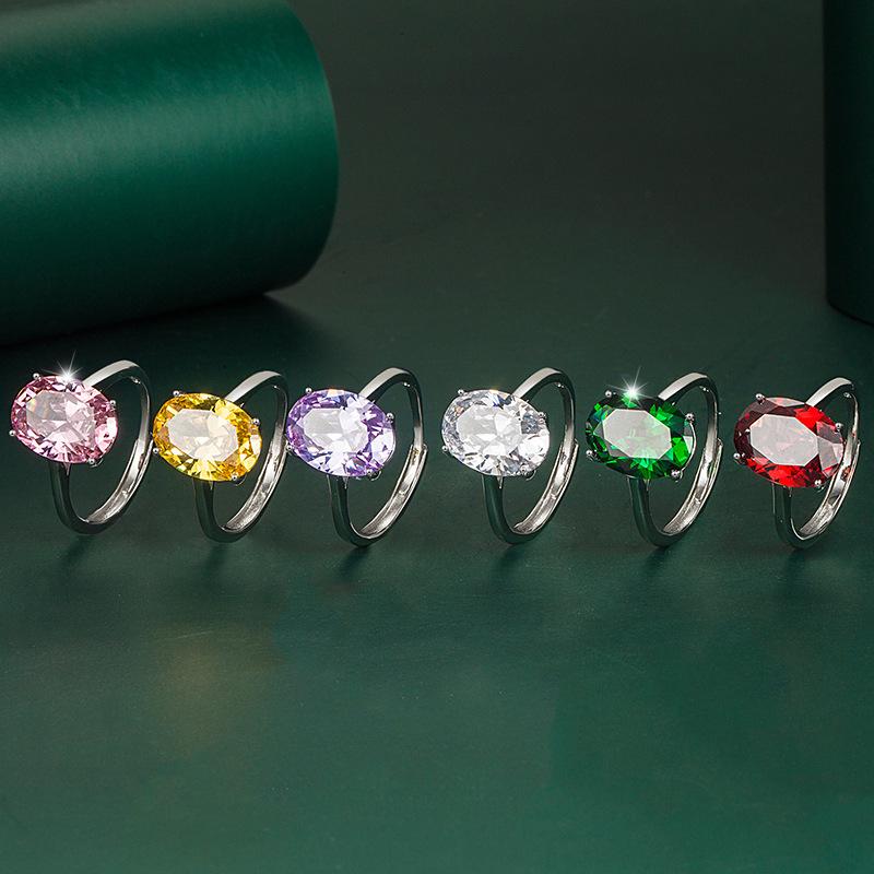 Sace Gems Классическое кольцо из медного сплава с цирконом, женские ювелирные изделия, свадебный подарок для вечеринки