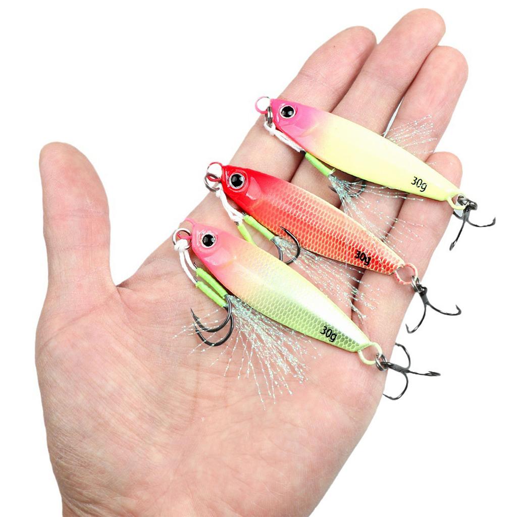 Рыболовные блесны для ловли на крючок с крючком, светящиеся рыболовные приманки, искусственные приманки, дальний заброс, блесна для ловли на крючок, простая в использовании