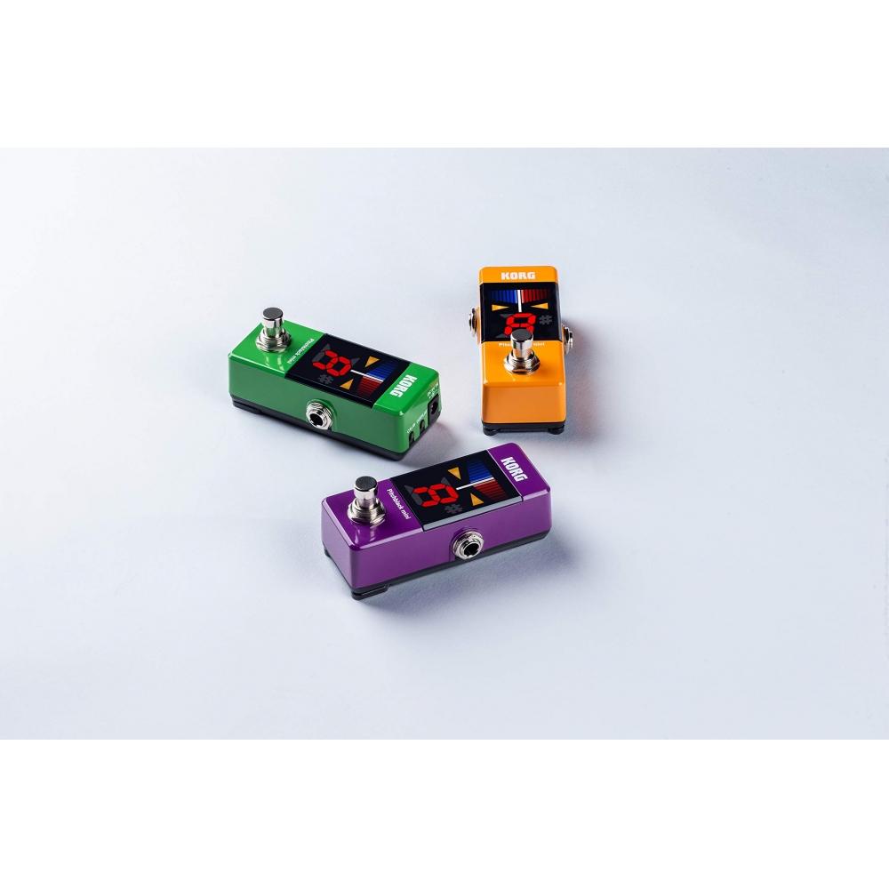 KORG GuitarBass Pedal Tuner Pitchblack Mini OR Orange PB-MINI OR