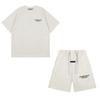 Fear Of God Essentials Hoodie Mens Oversized Cotton Pullover With Flocked Letter Print 2025