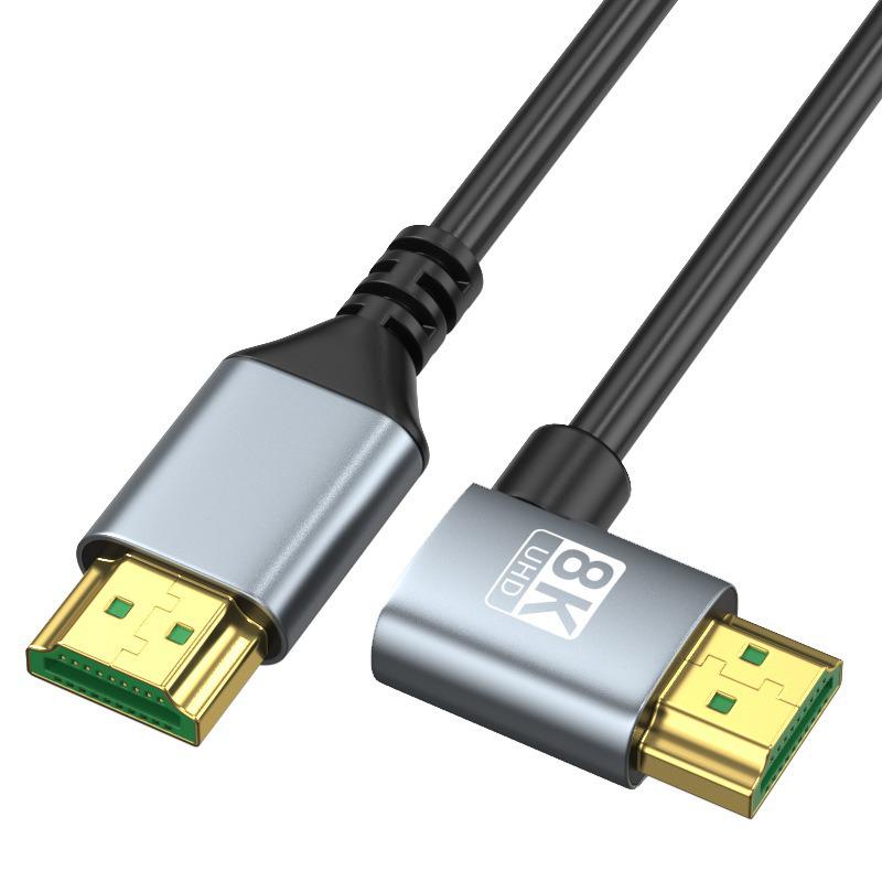 Инженерный сверхтонкий угловой HDMI 2.1 8K кабель для компьютеров