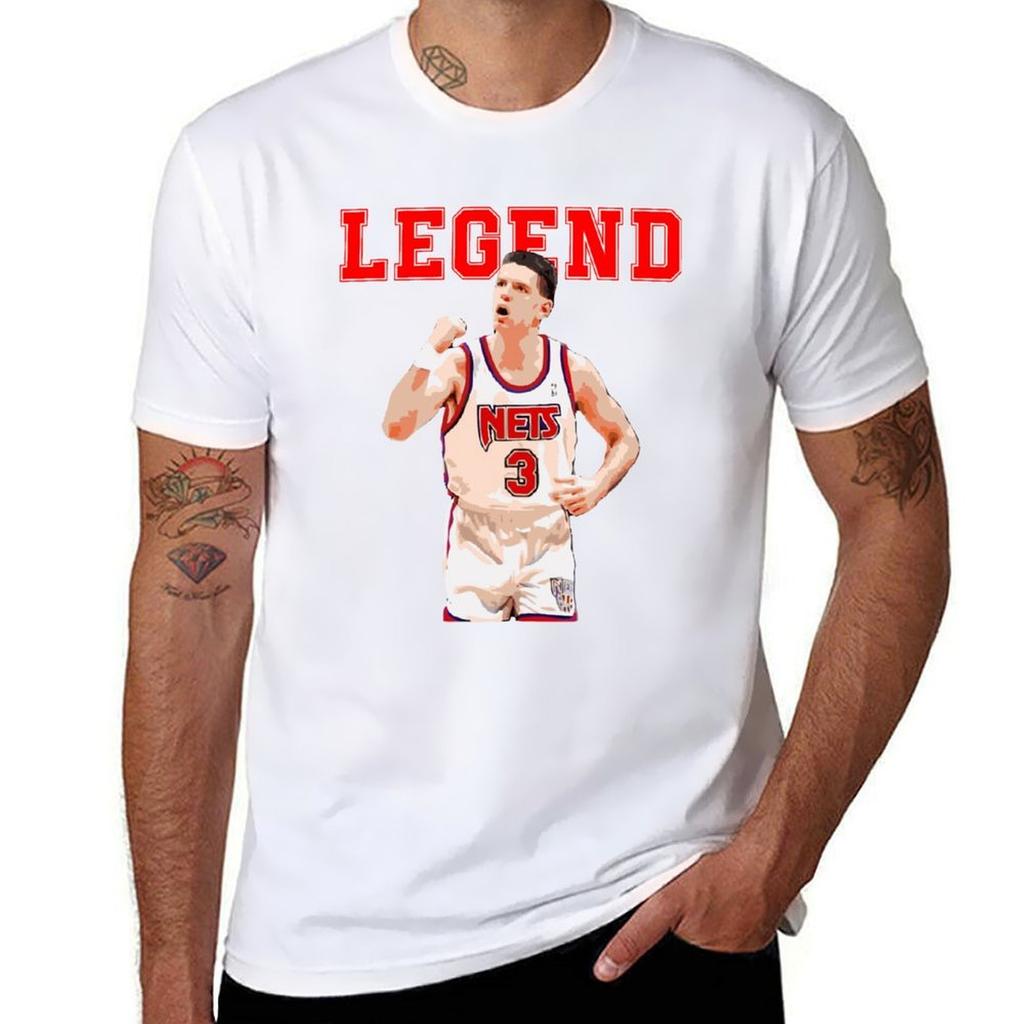Drazen Petrovic Tshirt Comfort Stretch Tee Shirt Tshirt