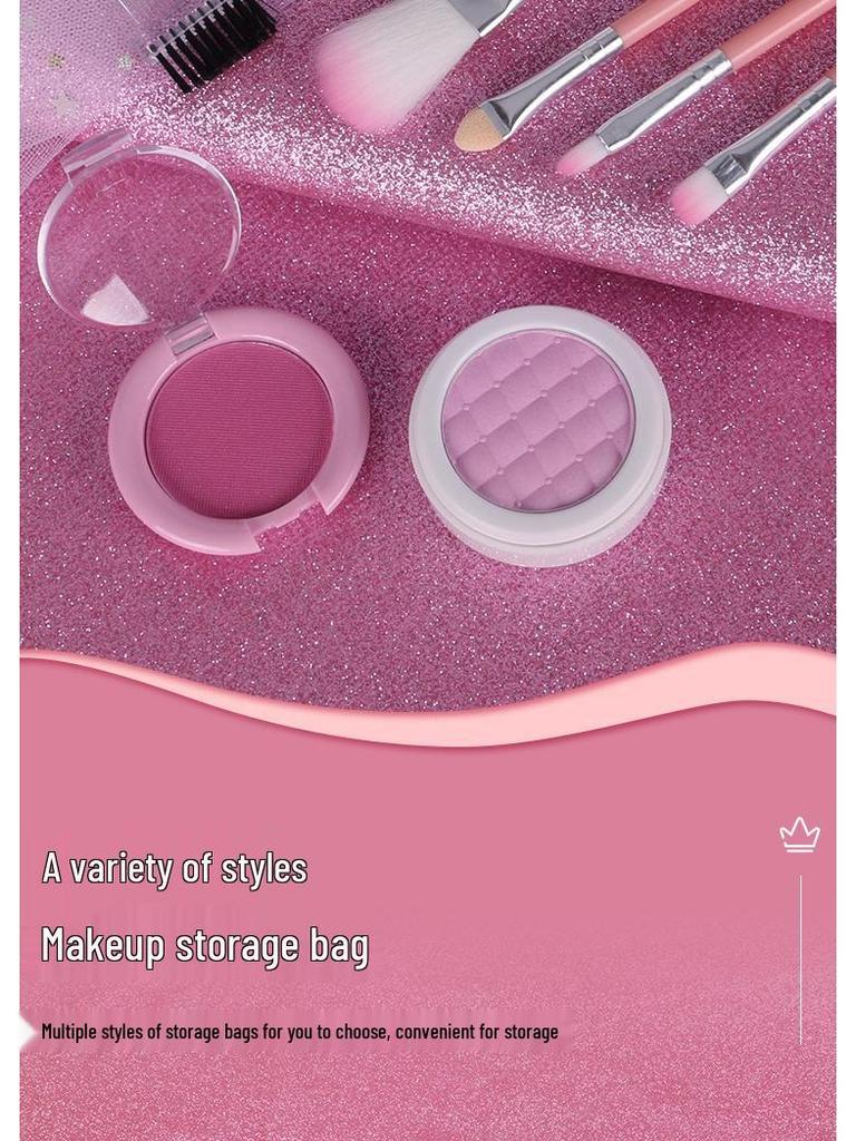 Mermaid Princess Children's Makeup Toy Set: Lipstick & Eyeshadow