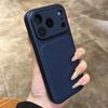 Роскошный мягкий силиконовый чехол для телефона с текстурой личи для iPhone17 Air 13 14 15 16 Pro Max, бампер, задняя крышка