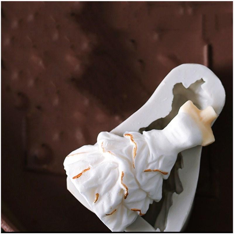 Силиконовая форма, разнообразная юбка, платье, силиконовая форма, жених, невеста, помадка, форма для торта, инструменты для выпечки