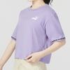 Puma Loose-Fit Sportswear Fitness Training Trendy Comfortable Breathable Round Neck Short Sleeve Drop Shoulder T-Shirt Women Tops Purple 676678-25