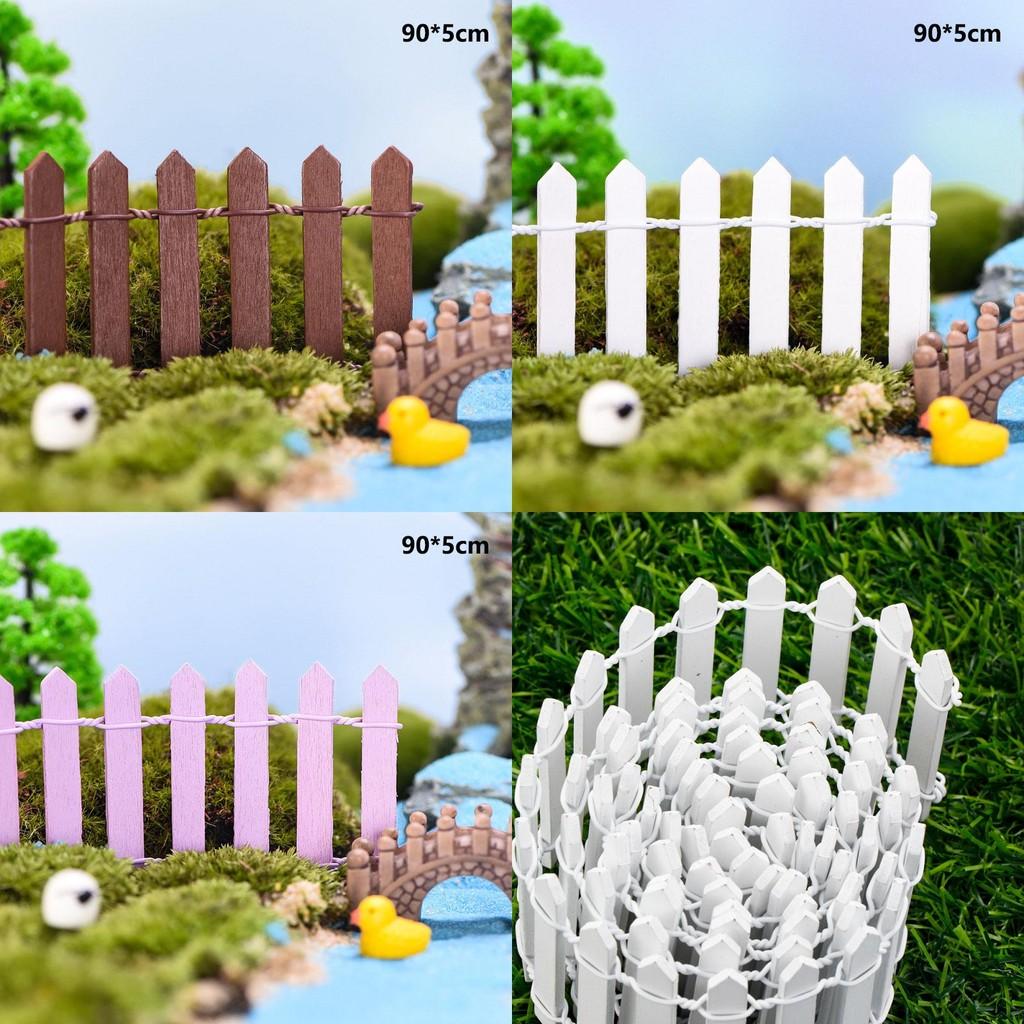 Мини-деревянный заборчик 90 см, идеально подходящий для ландшафтного декора кукольного домика**