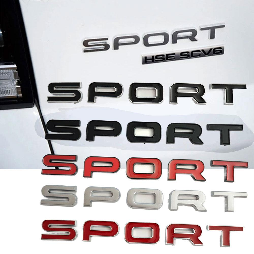 3D ABS логотип спортивная эмблема буквы наклейка задний багажник автомобиля значок для L320 L494 Evoque Discovery спортивные наклейки аксессуары