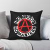No Gods No Masters Square Pillowcase Polyester Linen Velvet Creative Zip Decorative Car Cushion Cover