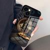 Роскошный чехол для телефона Bitcoin для iPhone 17 Pro Max 15 Pro 16 14 Plus 12 13 Mini 11 Pro Ударопрочная стеклянная крышка
