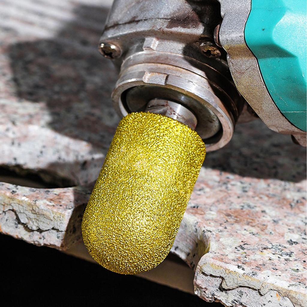 2 шт./набор алмазных напаянных пальчиковых бит шлифовальный круг фрезерный обрезной шлифовальный наконечник ручной инструмент электроинструмент аксессуары