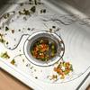 2/4 шт. Фильтр для кухонной раковины из нержавеющей стали с ручкой, Ситечко для остатков пищи, Металлическая защита от засорения раковины для посуды